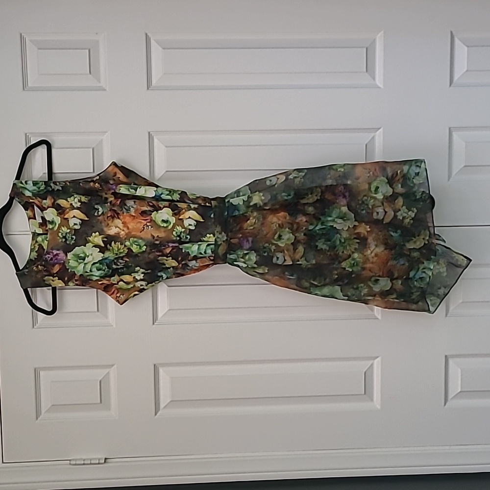 2-Piece Sheath Dress with Overskirt